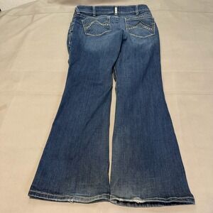 Ariat REAL Spitfire Bootcut Jean Western Stretch Rodeo Denim 34x32 Women-6190